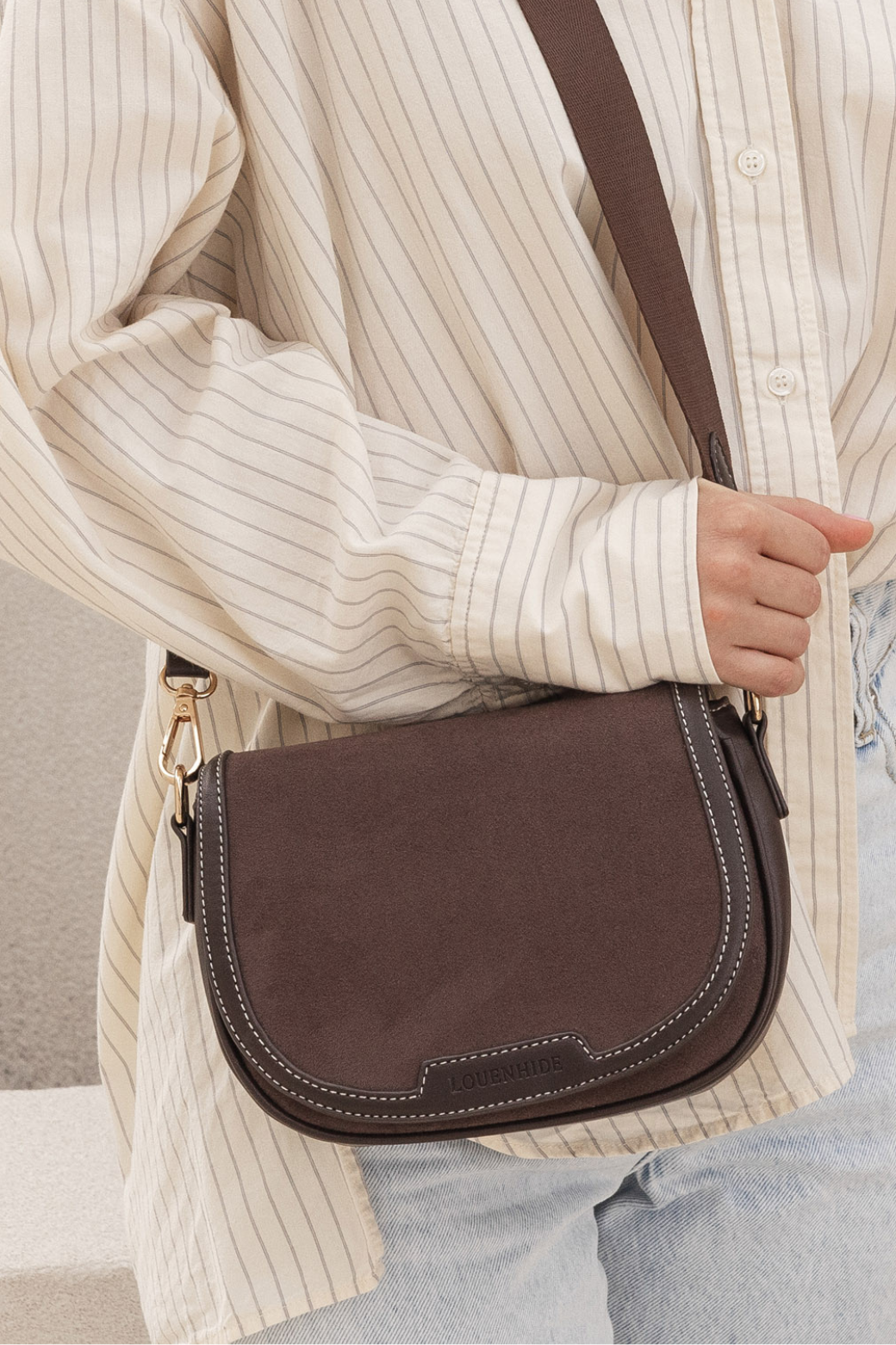 Louenhide Jade Crossbody Bag Chocolate