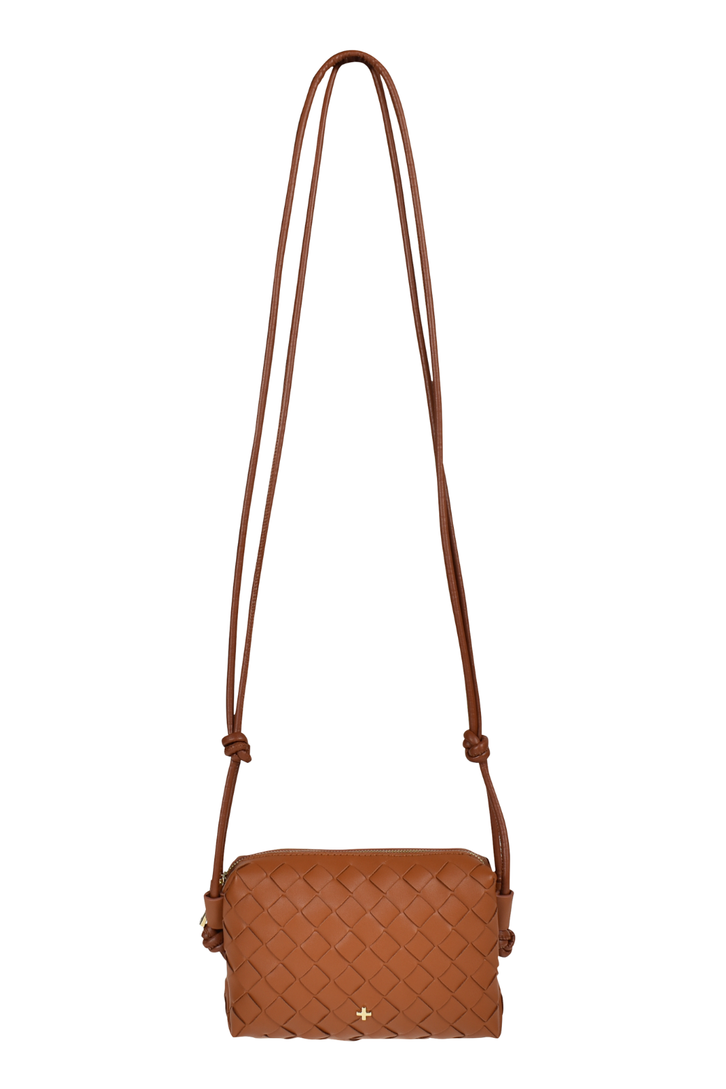 Peta + Jain Xena Woven Crossbody Bag Tan