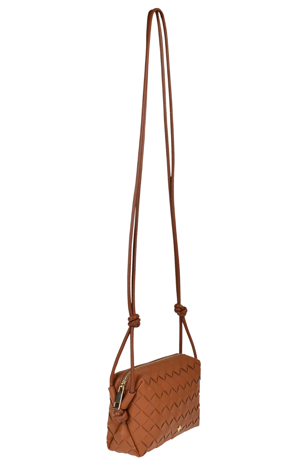 Peta + Jain Xena Woven Crossbody Bag Tan