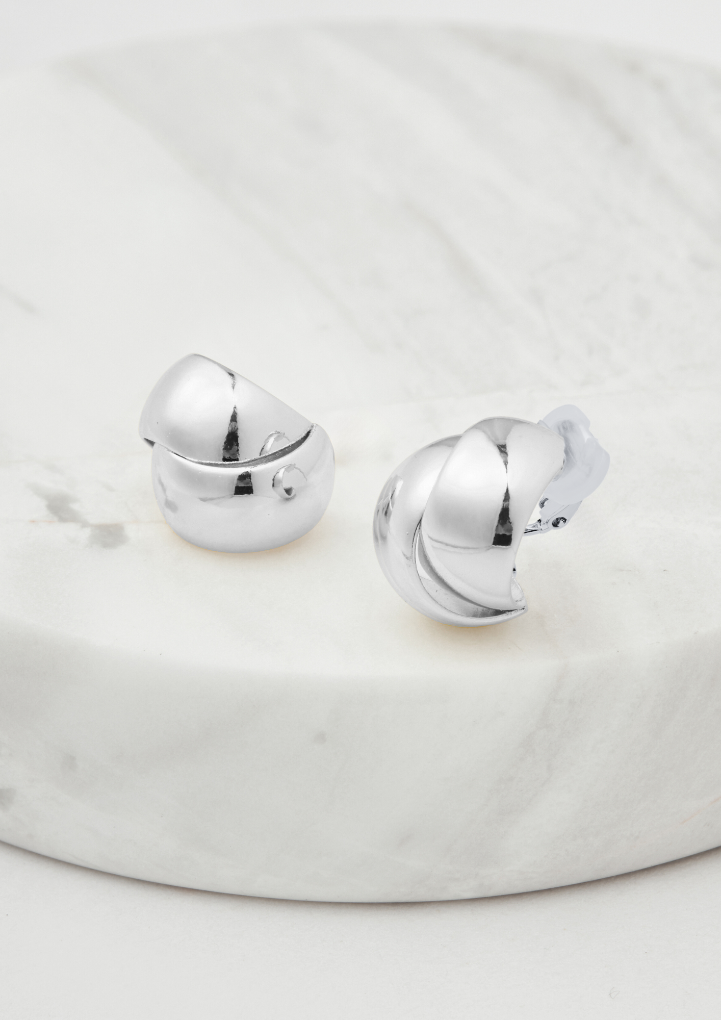 Zafino Jessie Earring Silver CLIP ON