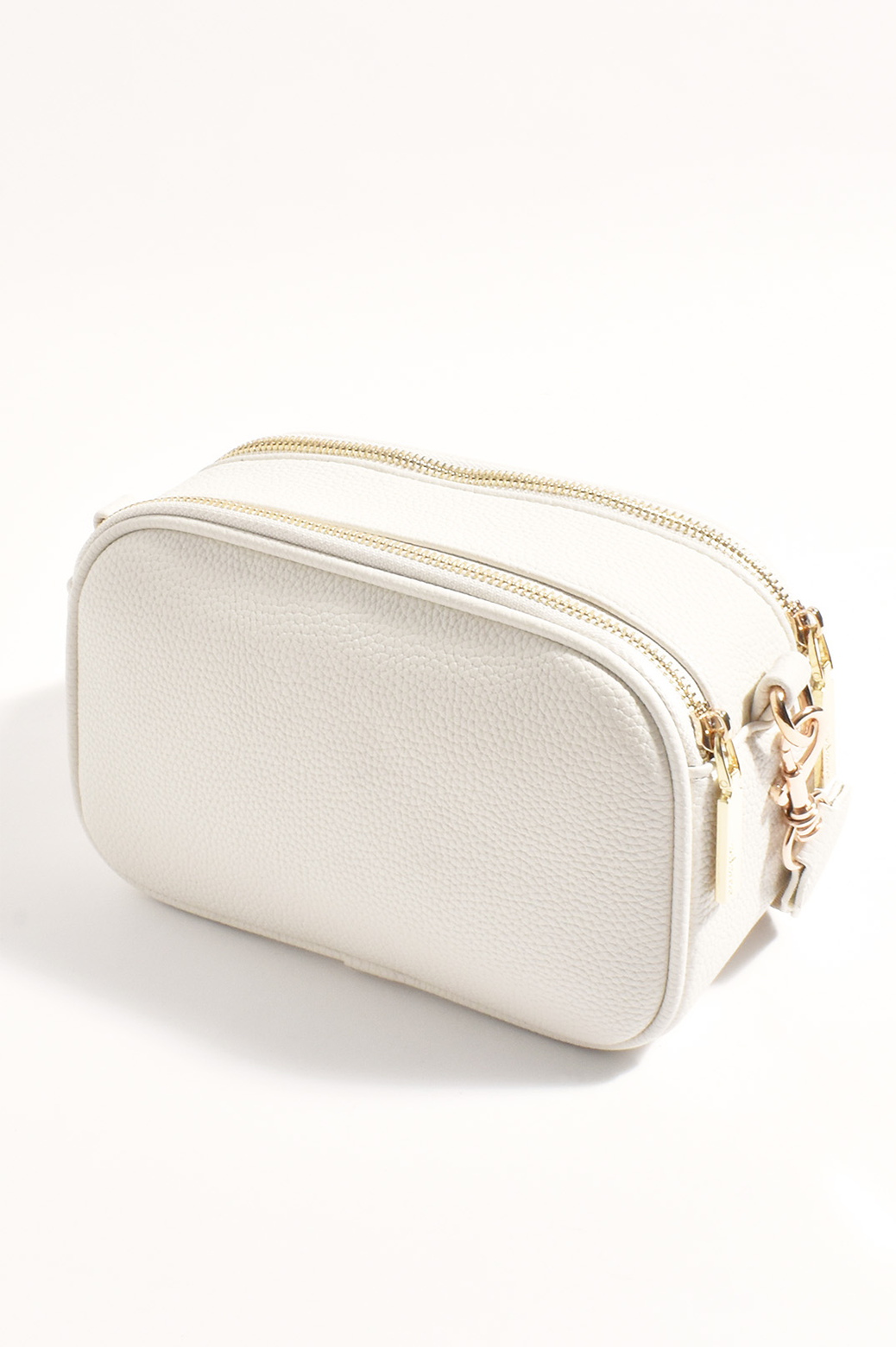 Adorne Percy Weave Crossbody Bag Cream