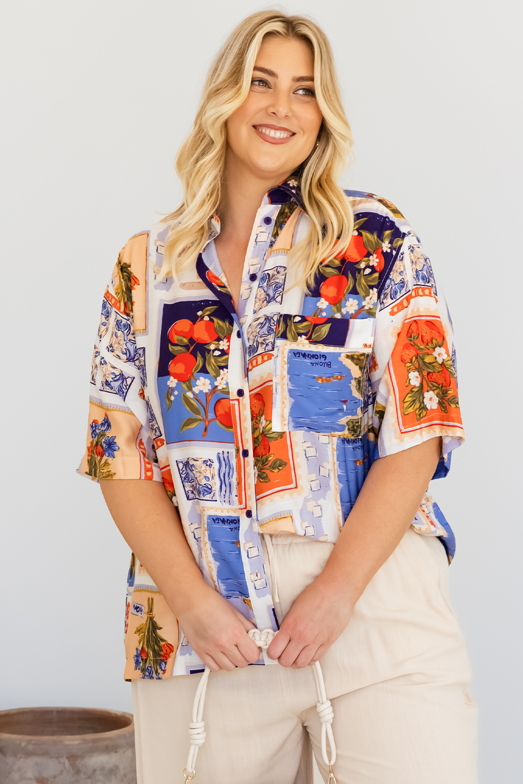 Delta Shirt Vacanza Print