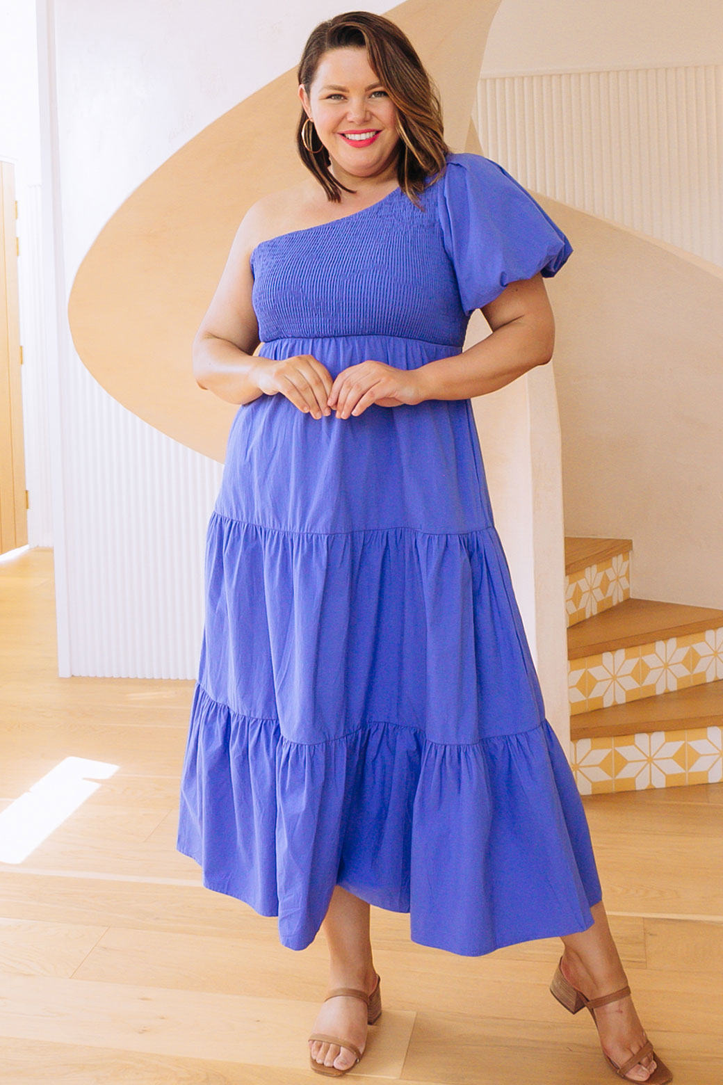 Periwinkle blue 2025 plus size dresses