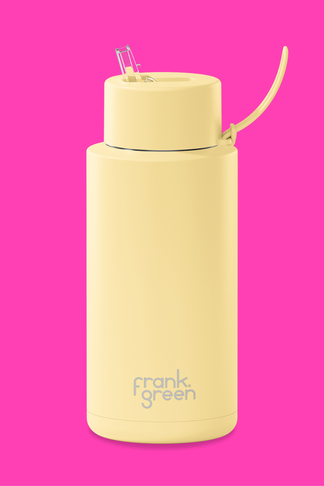 Frank Green Ceramic Reusable Bottle 1L Buttermilk