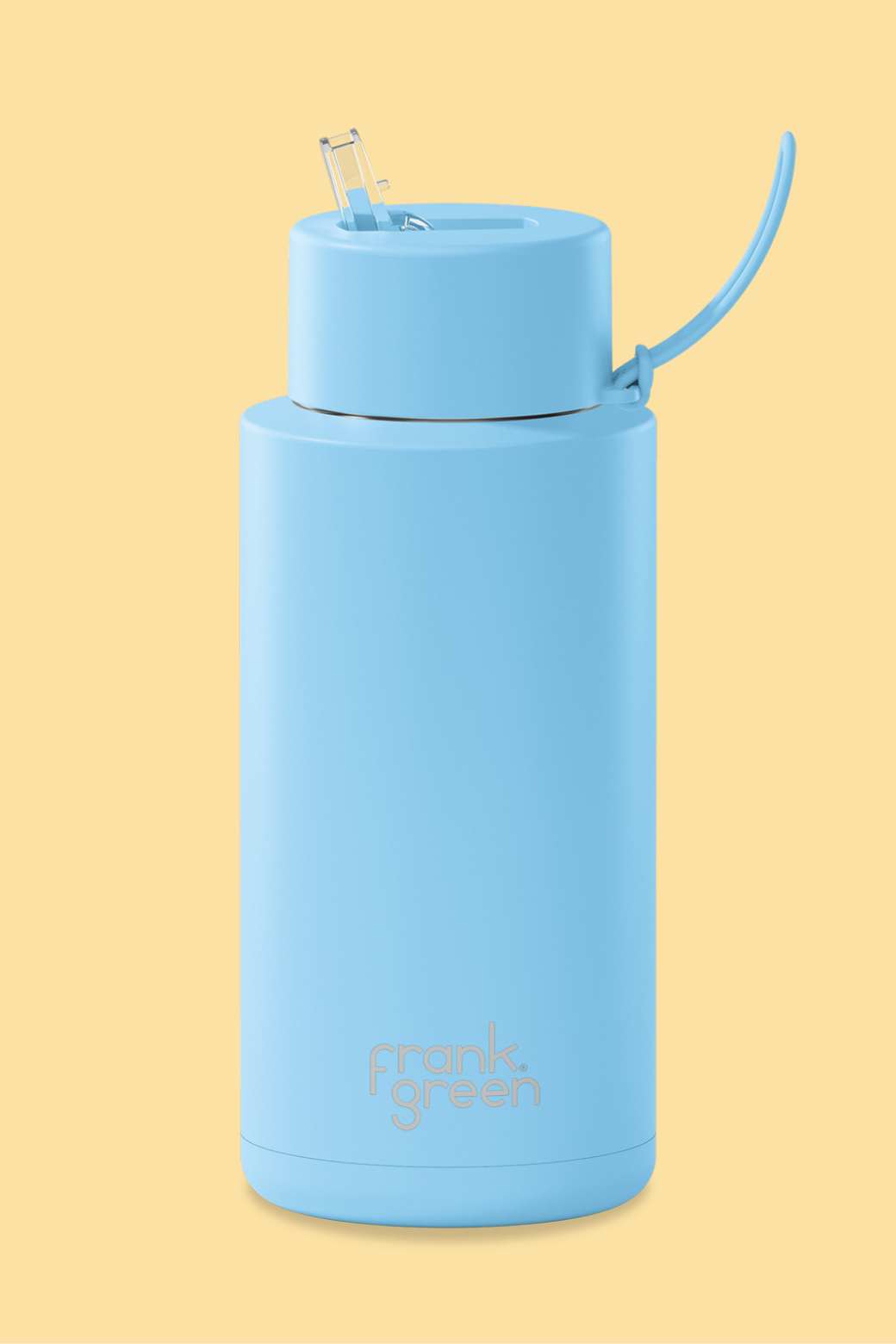 Frank Green Ceramic Reusable Bottle 1L Sky Blue