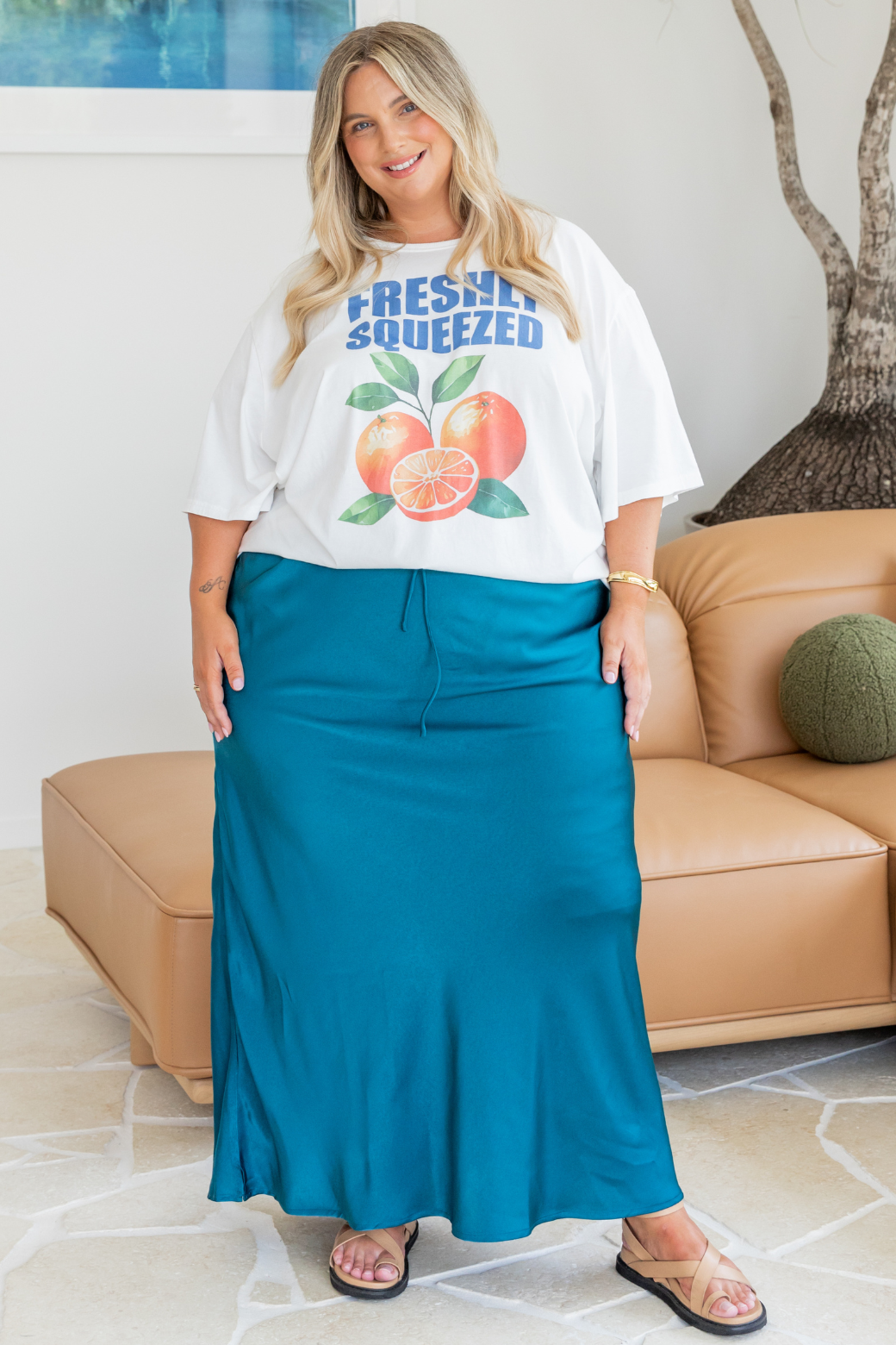 Freshly Squeezed Oranges Graphic Tee