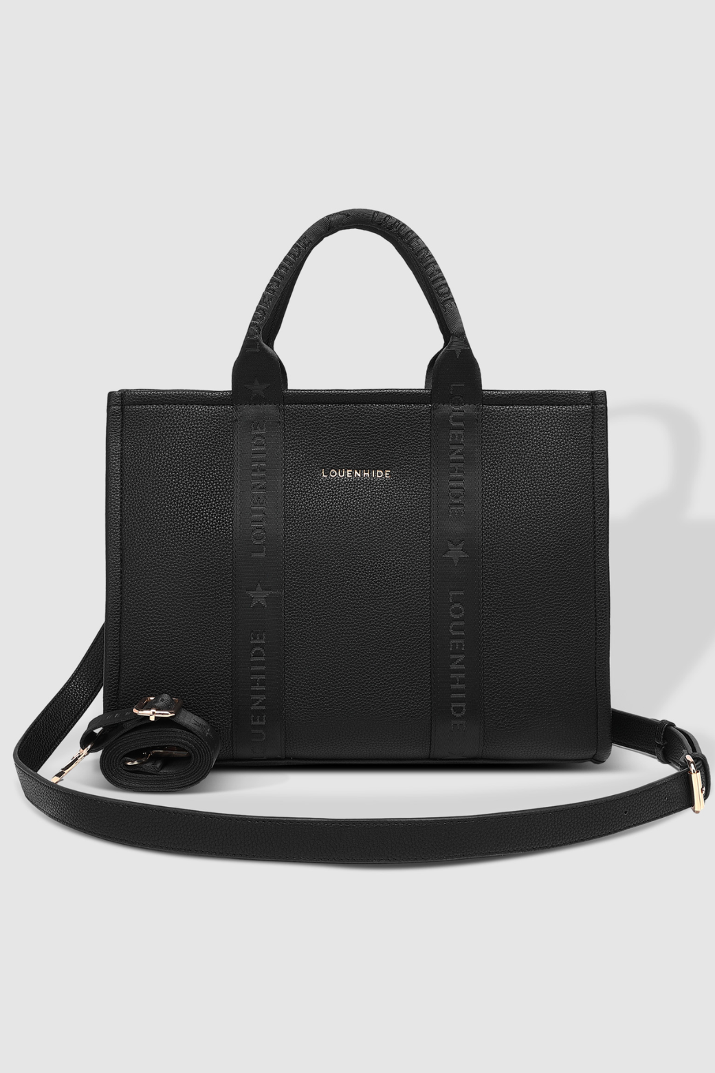 Louenhide Manhattan Logo Tote Bag Black