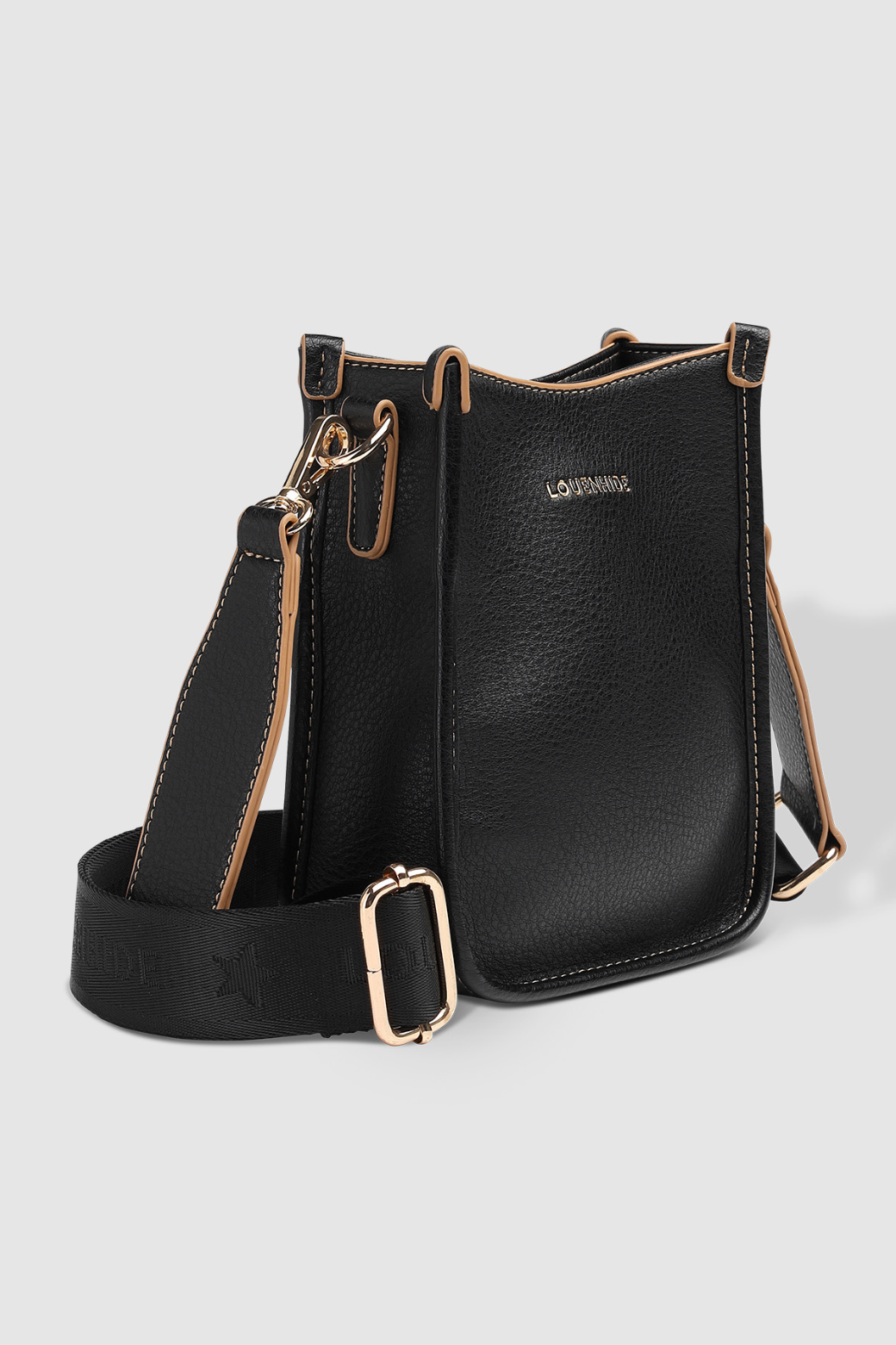 Louenhide Parker Phone Crossbody Bag Black