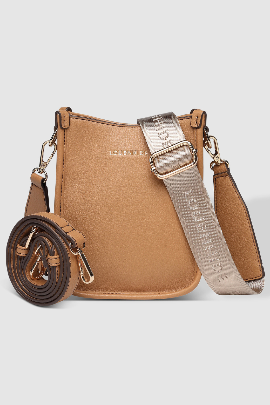 Louenhide Parker Phone Crossbody Bag Camel