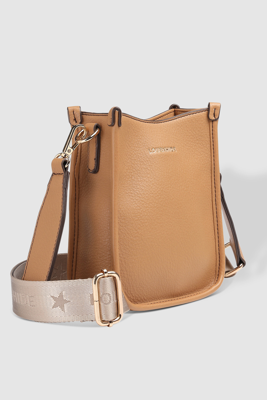 Louenhide Parker Phone Crossbody Bag Camel