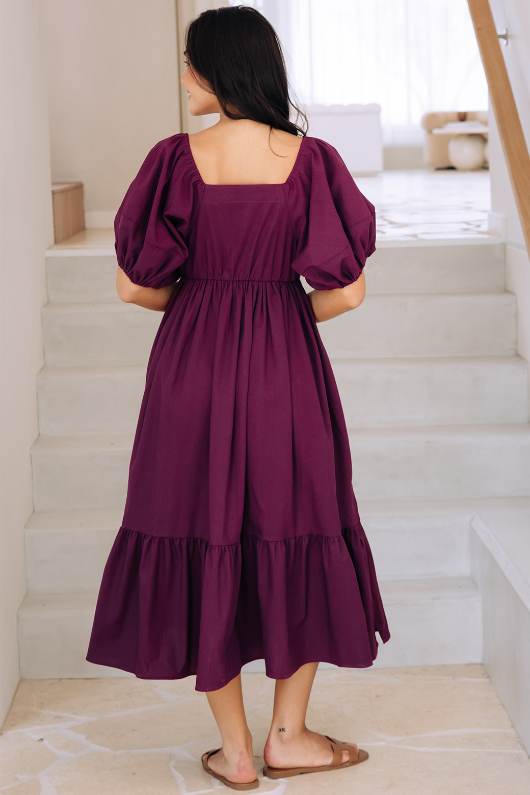 Mikayla Midi Dress Orchid