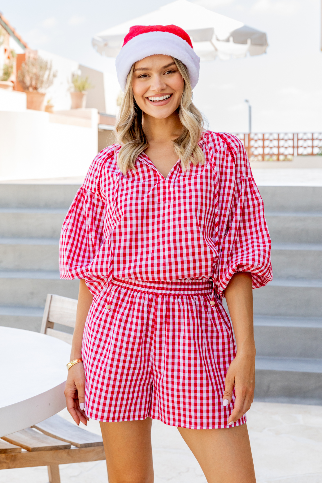 Monte Shorts Red Gingham